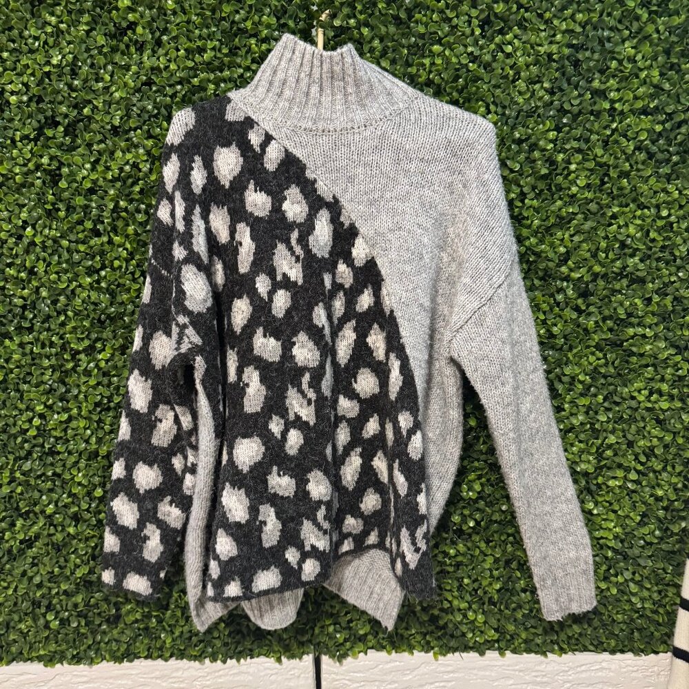grey sweater